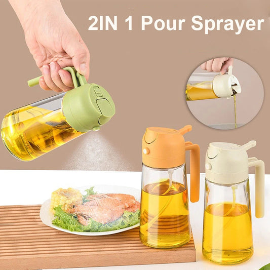 Kitchen Oil Sprayer – Refillable Mist Bottle for Cooking