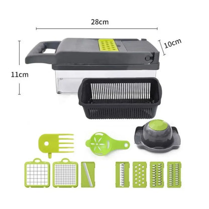 Galavilly Vegetable Chopper & Food Dicer with Stainless Steel Blades for Onion, Fruit & Veggies